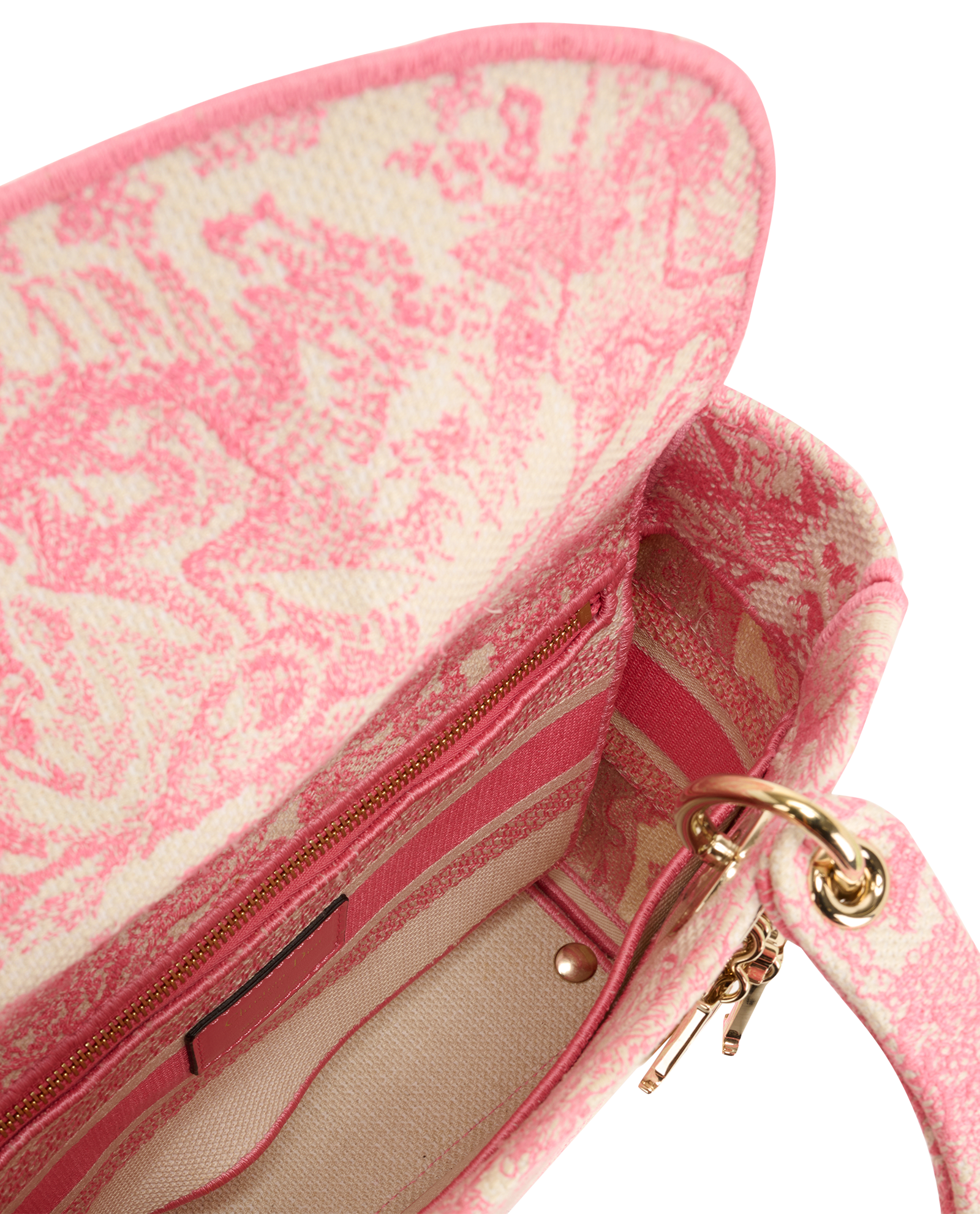 Medium Toile de Jouy Lady D-Lite, &pound;1,800, Handbags, Pink, Canvas, Other view